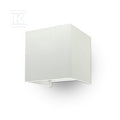 Oprawa ścienna V-TAC 11W LED góra dół regulowana chip BRIDGELUX biały kwadrat IP65 VT-759-12-W 3000K 1360lm