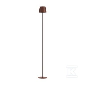 Lampa podłogowa V-TAC 4W LED brąz corten IP54 ładowalna VT-7544-C 3000K 300lm