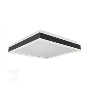 Plafon V-TAC 38W LED triac 3w1 czarny kwadrat 40x40cm VT-7757-B 4000K 4000lm