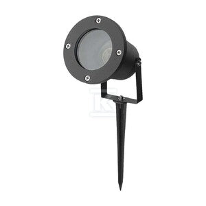 Oprawa gruntowa ogrodowa wbijana aluminium GU10 czarna IP65 V-TAC VT-7701 3 lata gwarancji