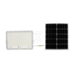 Naświetlacz LED solarny V-TAC 30W pilot auto timer IP65 biały VT-240W-W 4000K 2600lm