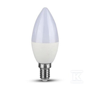 Żarówka LED V-TAC SAMSUNG CHIP 5.5W E14 świeczka ściemnialna VT-293D 6400K 470lm 5 lat gwarancji