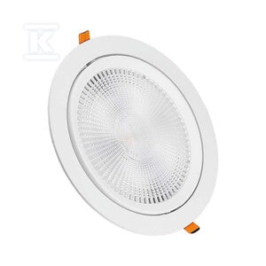 Oprawa V-TAC LED downlight SAMSUNG CHIP 30W ruchoma VT-2-30 6500K 2920lm 5 lat gwarancji