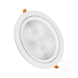 Oprawa V-TAC LED downlight SAMSUNG CHIP 30W ruchoma VT-2-30 3000K 3040lm 5 lat gwarancji