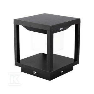 Słupek ogrodowy solarny V-TAC 2W LED czujnik ruchu IP65 czarny VT-11022 3000K 90lm 3 lata gwarancji