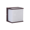 Oprawa ścienna ogrodowa V-TAC 8W LED IP65 120x120 brązowa VT-708 3000K 750lm