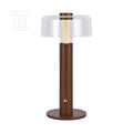 Lampka biurkowa nocna V-TAC 1W LED 30cm ładowanie USB ściemnianie brązowa VT-1049 3000K 100lm