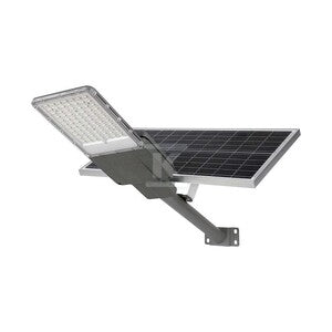 Naświetlacz oprawa uliczna LED solarna V-TAC BRIDGELUX CHIP IP65 pilot LiFePO4 panel 40W VT-15111ST 6500K 2500lm