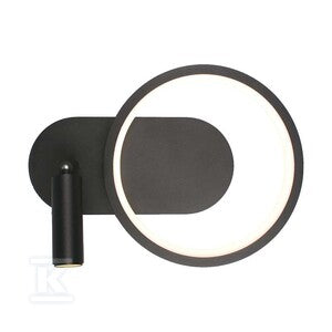 Oprawa kinkiet ścienny V-TAC LED 14W czarna VT-7906 4000K 1500lm