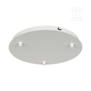 Rozeta sufitowa potrójna V-TAC 300x25mm biały matowy