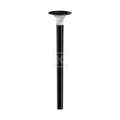 Słupek ogrodowy solarny V-TAC 15W LED IP65 czujnik ruchu CCT czarny 88cm VT-413 6000K+4000K 2200lm 3 lata gwarancji