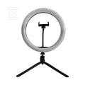 Lampa pierścieniowa LED ring V-TAC 10W fi255mm statyw pilot VT-45010 3200K-5500K 550lm