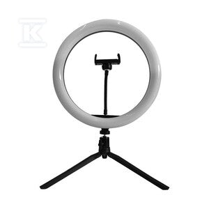 Lampa pierścieniowa LED ring V-TAC 10W fi255mm statyw pilot VT-45010 3200K-5500K 550lm