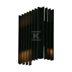 Kinkiet ścienny V-TAC 2x6W LED czarny góra dół IP65 VT-1189 3000K 1250lm
