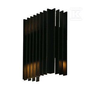 Kinkiet ścienny V-TAC 2x6W LED czarny góra dół IP65 VT-1189 4000K 1250lm