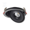 Oprawa V-TAC LED uchylny downlight 12W LED COB CRI90+CCT czarna VT-2512 3000K-4000K-6400K 785lm