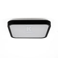 Plafon V-TAC 24W LED kwadrat 30x30cm natynkowy IP44 czarny VT-8624B 3000K 2500lm