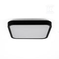 Plafon V-TAC 24W LED kwadrat 30x30cm natynkowy IP44 czarny VT-8624B 4000K 2500lm