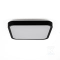Plafon V-TAC 18W LED kwadrat 30x30cm natynkowy pilot czujnik ruchu IP44 czarny VT-8618S 4000K 1830lm