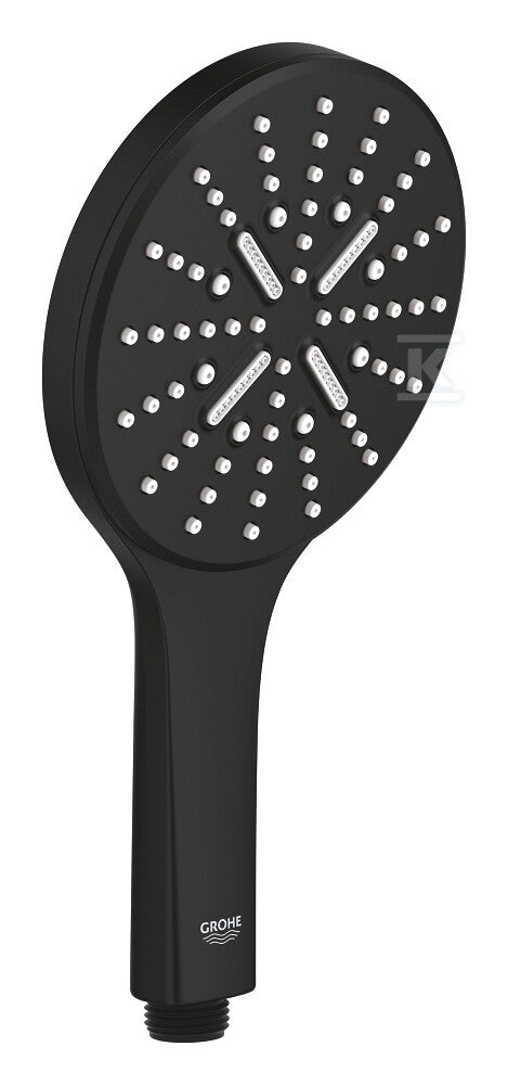 Rainshower SmartActive 130 - prysznic ręczny, 3 strumienie, ogranicznik 9,5 l/min., czarny mat