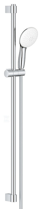Zestaw z drążkiem prysznicowym Tempesta 110 chrom, 2 strumienie, w zestawie: słuchawka prysznicowa, drążek prysznicowy 900 mm, wąż prysznicowy 1750 mm, ogranicznik przepływu 8,5 l/min