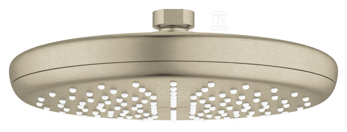 Tempesta 210 Prysznic górny, jednostrumieniowy (strumień Rain), nickel, średnica 210 mm, oszczędność wody Water Saving, ogranicznik przepływu 6.6 l/min