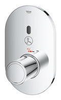 Bateria prysznicowa Grohe Eurosmart Cosmopolitan E Special elektroniczna na podczerwień, chrom, montaż ścienny podtynkowy, blokada temperatury, metalowe uchwyty