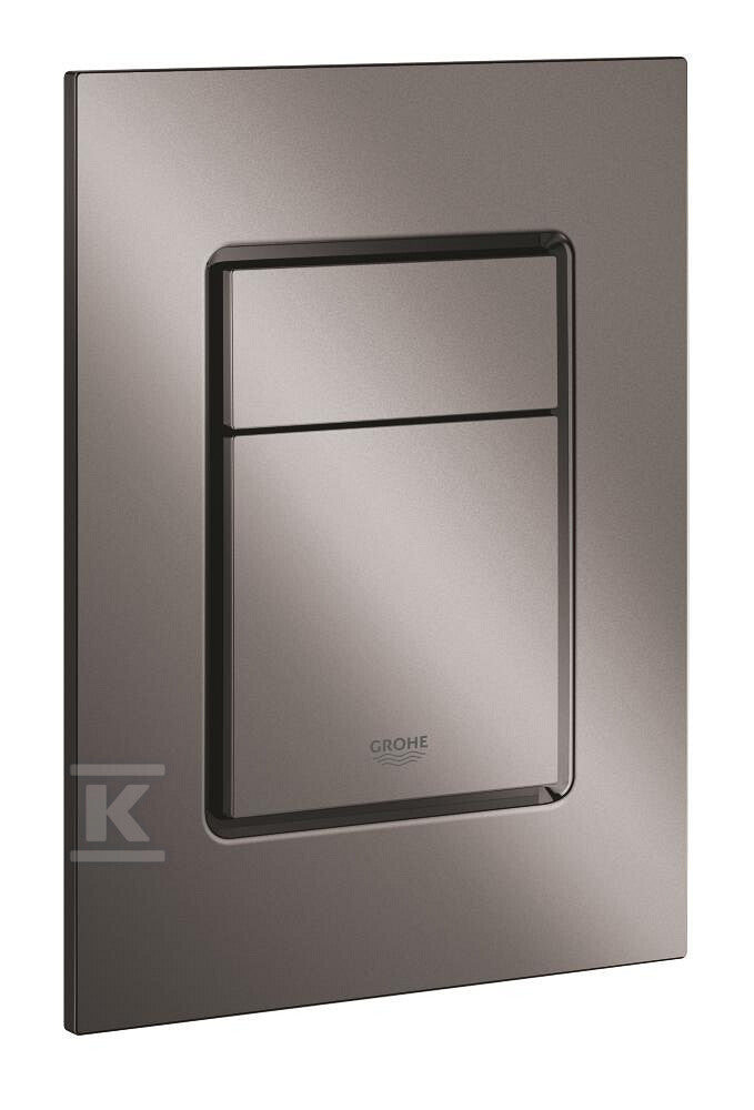 Przycisk spłukujący Skate Cosmopolitan S, hard graphite, do małych kominków rewizyjnych