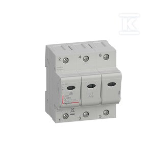Rozłącznik bezpiecznikowy izolacyjny 3P 63A 400V - Do wkładek D02 - Połączenie śrubowe - IP20