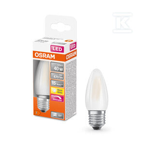 Żarówka LED Retrofit CLASSIC B DIM 4.8W 827 Frosted E27