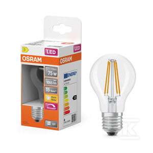 Żarówka LED Retrofit CLASSIC A DIM 7.5W 827 Clear E27