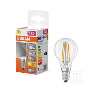Żarówka LED Retrofit CLASSIC P 5.5W 827 Clear E14