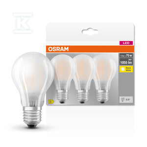 Żarówka LED BASE CLASSIC A 7.5W 827 Frosted E27