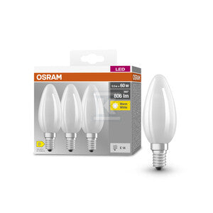 Żarówka LED BASE CLASSIC B 5.5W 827 Frosted E14