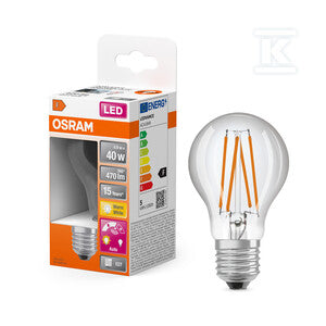 Żarówka LED DAYLIGHT SENSOR CLASSIC A 4.9W 827 Clear E27