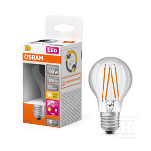 Żarówka LED DAYLIGHT SENSOR CLASSIC A 7.3W 827Clear E27