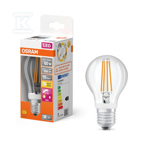 Żarówka LED MOTION SENSOR CLASSIC A FILAMENT 7.3W 827 Clear E27