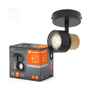 Oprawa LED DECOR SPOT CORK BLACK 1x3.4W 927 DIM