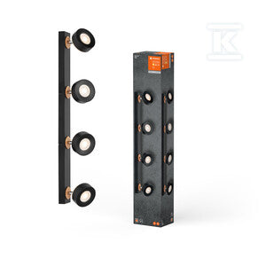 Oprawa dekoracyjna DECOR SPOT PLUTO BLACK 4 Spot