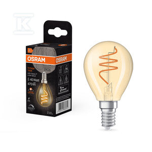 Żarówka LED VINTAGE 1906 LED CLASSIC A,B,P SLIM FILAMENT DIMMABLE 4.9W 922 Gold E14
