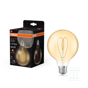 Żarówka LED VINTAGE 1906 CLASSIC Globe Dimmable 8W 922 Gold E27