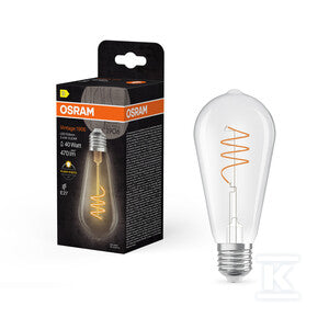 Żarówka LED VINTAGE 1906 LED EDISON 3.4W 827 Clear E27