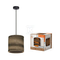 Oprawa dekoracyjna Decor Cardboard Cylinder Pendant E27 Brown