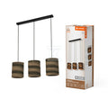 Oprawa dekoracyjna Decor Cardboard Cylinder Pendant 3XE27 Brown
