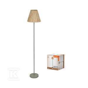 Lampa Decor Raffia Floor E27 Green