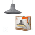 Oprawa dekoracyjna Decor Concrete Sala Pendant E27 Dark Gray