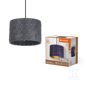 Oprawa dekoracyjna Decor Felt Weaving Pendant 280 mm E27 Dark Gray
