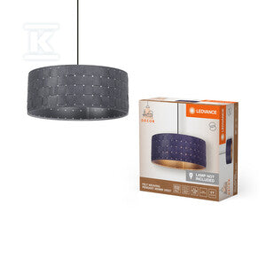 Oprawa dekoracyjna Decor Felt Weaving Pendant 480 mm 3XE27 Dark Gray