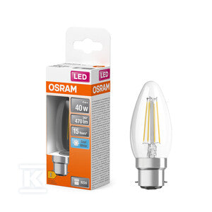 Żarówka LED Retrofit CLASSIC B 4W 840 Clear B22d