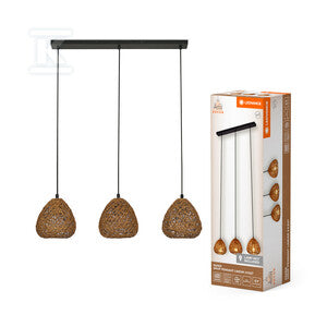 Oprawa Decor Paper Drop Pendant Linear 3XE27 Beige